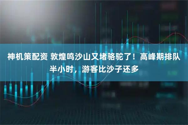 神机策配资 敦煌鸣沙山又堵骆驼了！高峰期排队半小时，游客比沙子还多
