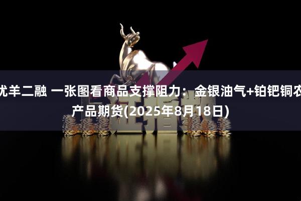 优羊二融 一张图看商品支撑阻力：金银油气+铂钯铜农产品期货(2025年8月18日)